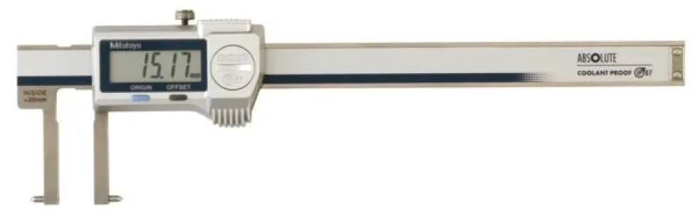Mitutoyo ABSOLUTE Digimatic Skjutmått 573-648-20 med utåtriktade mätspetsar 20,1-170mm, 0,01mm, IP67, datautgång