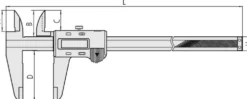 Mitutoyo ABSOLUTE Digimatic Skjutmått 500-500-10 0-450mm, 0,01mm, datautgång