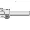 Mitutoyo ABSOLUTE Digimatic Skjutmått 500-505-10 0-18in, 0,0005in, friktionsrulle, datautgång