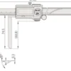 Mitutoyo ABSOLUTE Digimatic Skjutmått 573-643-20 10,1-200mm, 0,01mm knivformade skänklar, IP67, datautgång