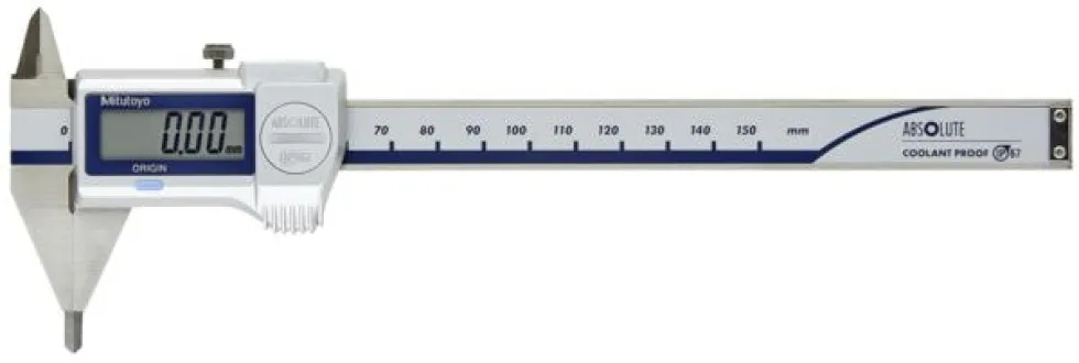 Mitutoyo ABSOLUTE Digimatic Spetsskjutmått 573-626-20 0-150mm, 0,01mm smala skänkelspetsar, IP67, datautgång