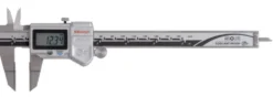 Mitutoyo ABSOLUTE Digimatic Skjutmått 573-734-20 0-6in, 0,0005in tunna hårdmetallbel. skänklar, IP67, friktionsrulle, datautgång