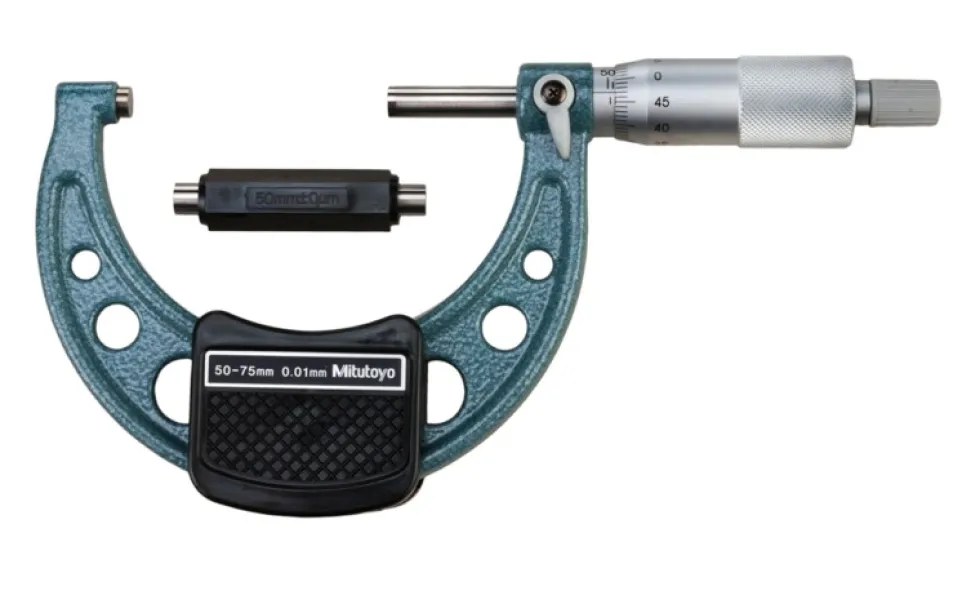 Mitutoyo Mikrometer 103 utvändig, metrisk, 0,01mm, hårdmetallbelagd