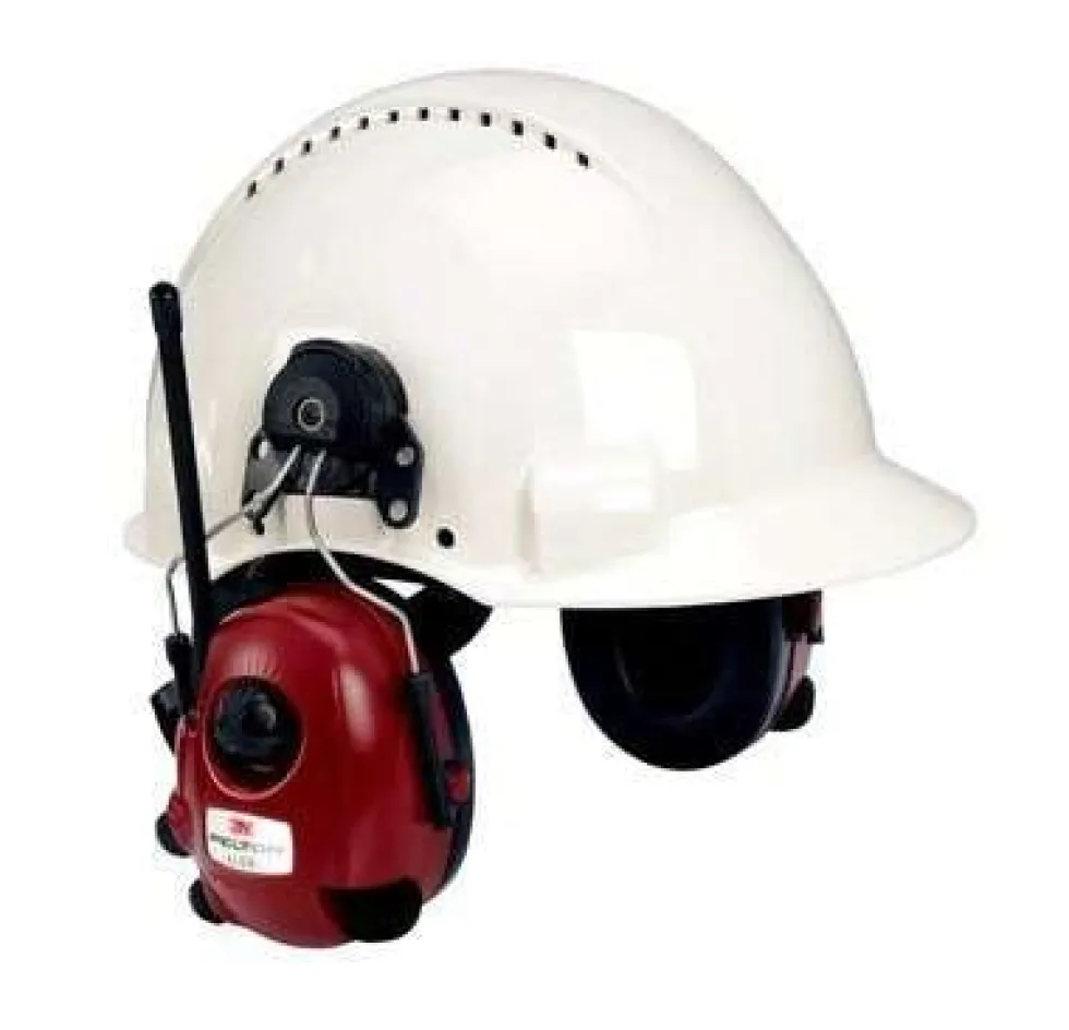 3M Peltor Alert hörselskydd med hjälmfäste, FM-radio, M2RX7P3E2-01