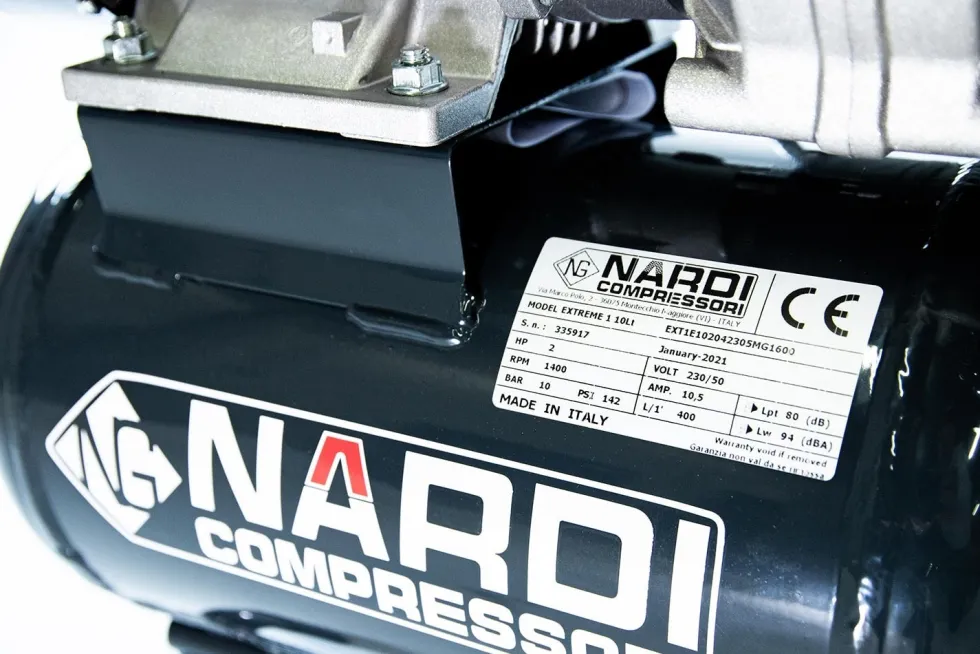 Nardi Kompressor Extreme 1 10L 2,0hk 1400 oljefri 1-fas
