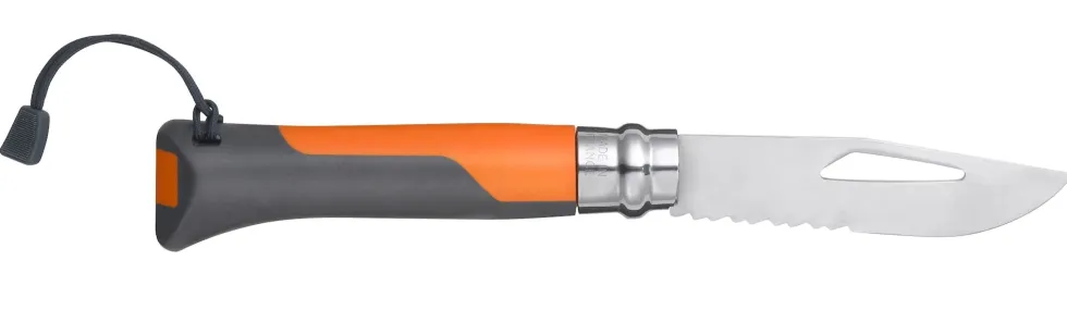 Opinel Outdoor Stainless Steel No8 Orange 8,5 cm