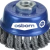 Osborn Axialborste 65mm M14 0,35mm, virad, rostfritt stål