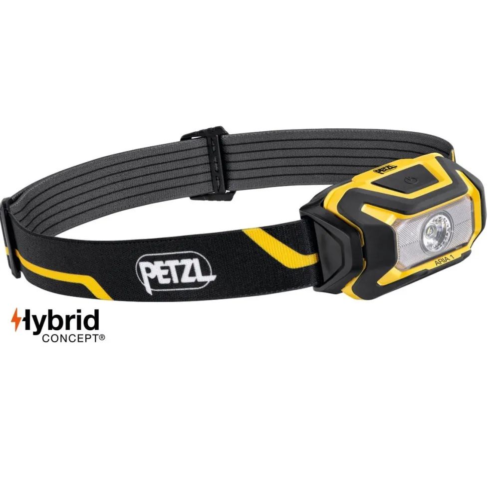 Petzl Pannlampa ARIA 1, 350 LM Svart/Gul