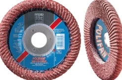 Pferd Lamellrondell Polifan-Curve 125x22,23mm CO SGP Curve Steelox, radiell