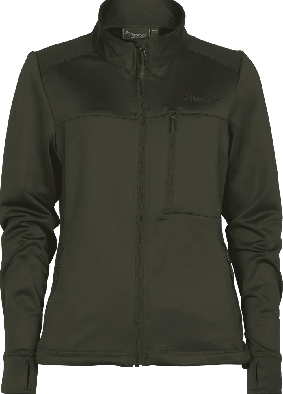 Pinewood Abisko Power Fleecejacka Dam Moss Green