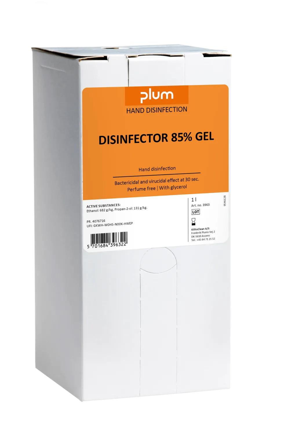 Plum Handdesinfektion Plum Gel 85% 1,0L Bag in box