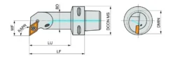 Pramet Svarvbom ISO D C4-SDUCL-17090-11 med polygoninspänning