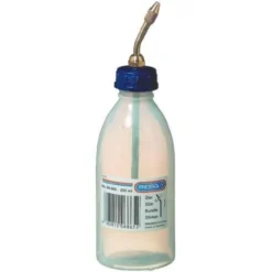 Pressol Oljekanna PE, transparent, mässingspip