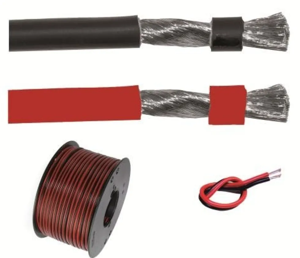 Pro Supply Kabel Svart/Röd 2X4mm 5M Ft