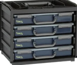 Raaco Sortimentlåda Handy Box Blå med 4 lådor 376x265x310mm
