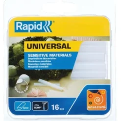Rapid Limstift Universal Transparent 9mm, oval, 16-pack