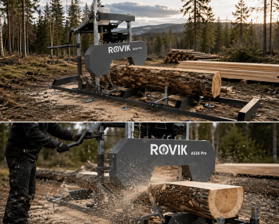 Rovik AS26 Pro Sågverk Briggs & Stratton