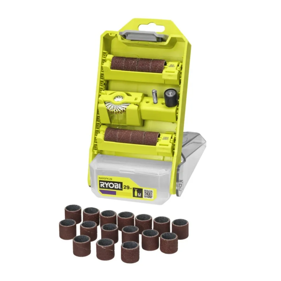 Ryobi RARSPK-29 Kit för slipning 29 delar 3,2mm fäste