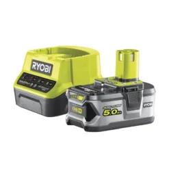 Ryobi RC18120-150 5,0 Ah Lithium+batteri och snabbladdare 18V