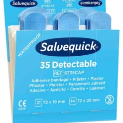 Salvequick Plåste Blue Detectable 51030127 6x35-pack, refill