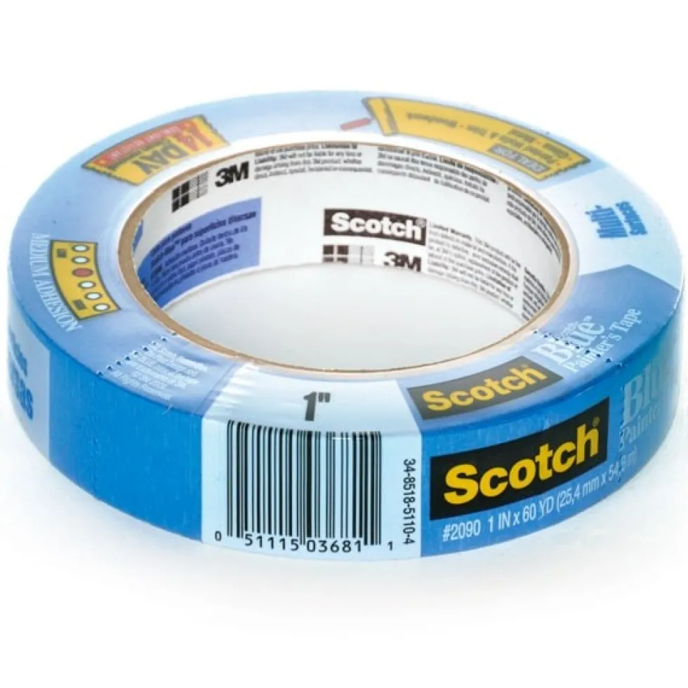 Scotch 2090 Maskeringstejp Professionell 24mmx50m, blå