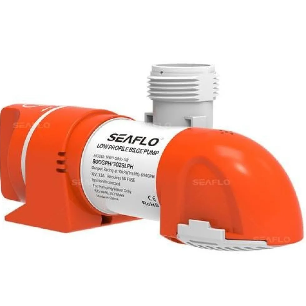 Seaflo Länspump Lågprofil Timer 50L