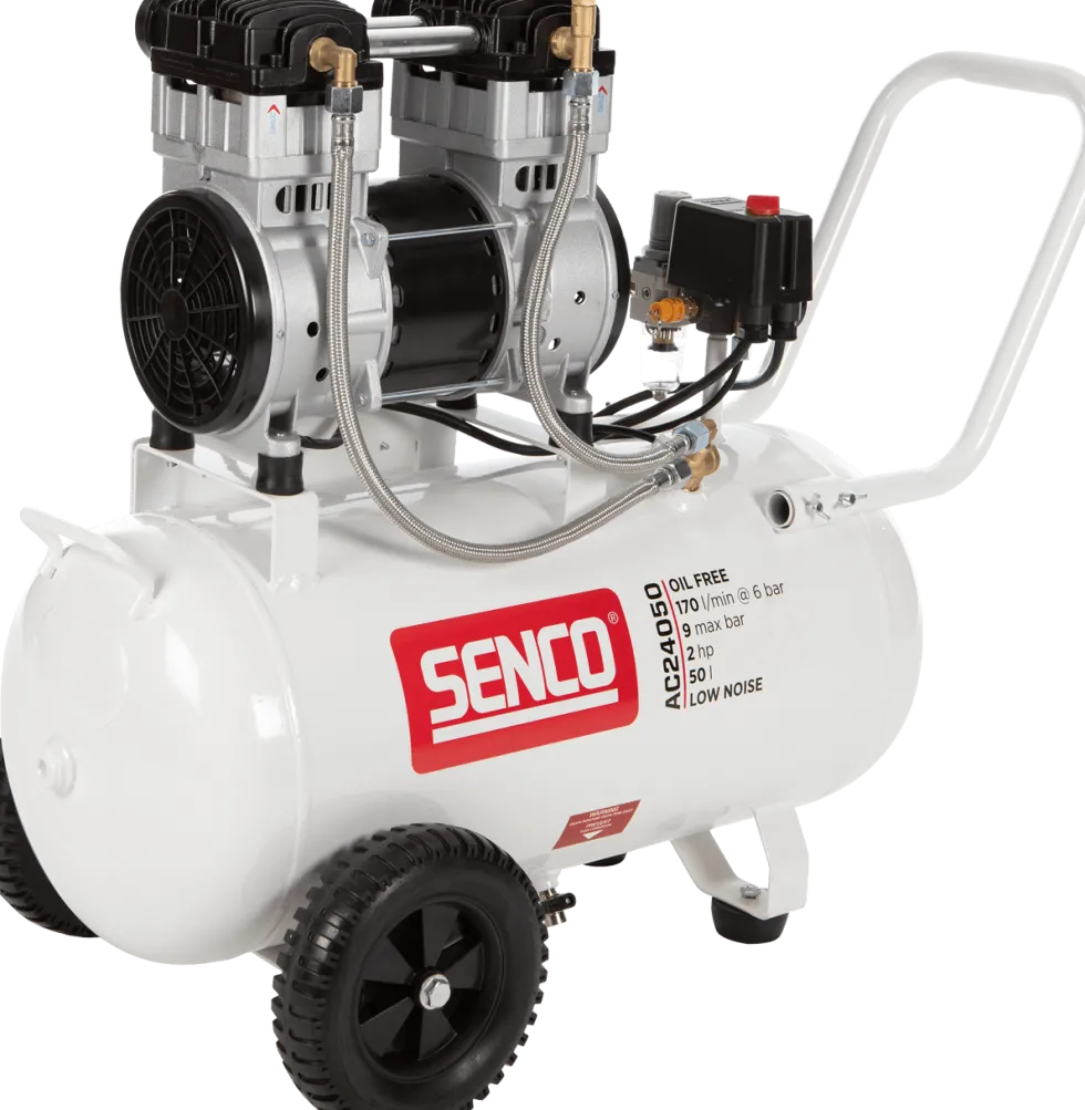 Senco Kompressor AC24050 9bar 50l oljefri, ljudisolerad