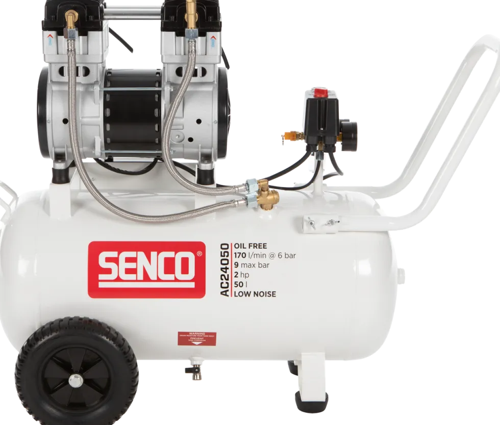 Senco Kompressor AC24050 9bar 50l oljefri, ljudisolerad