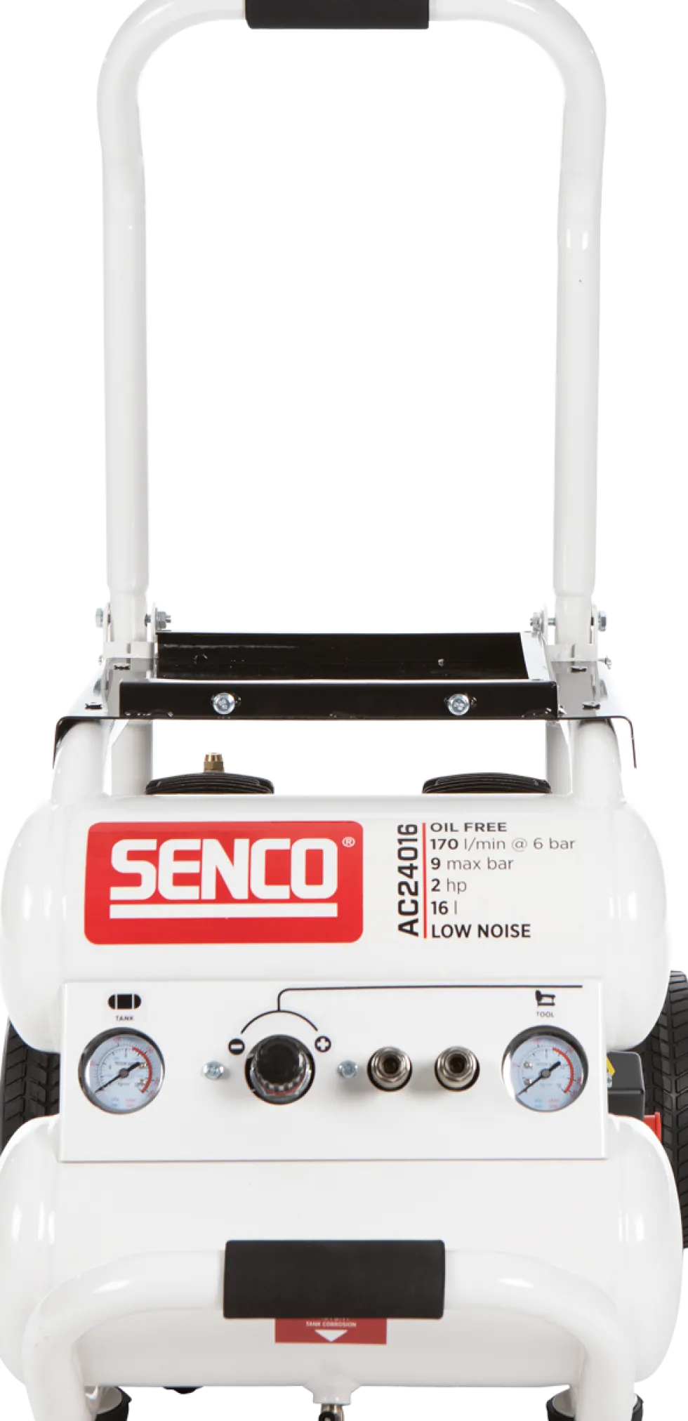 Senco Kompressor AC24016 9bar 24l oljefri, ljudisolerad