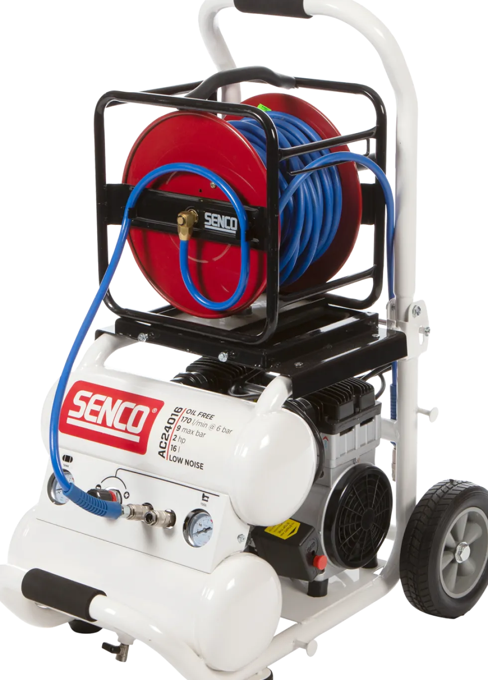 Senco Kompressor AC24016 9bar 24l oljefri, ljudisolerad