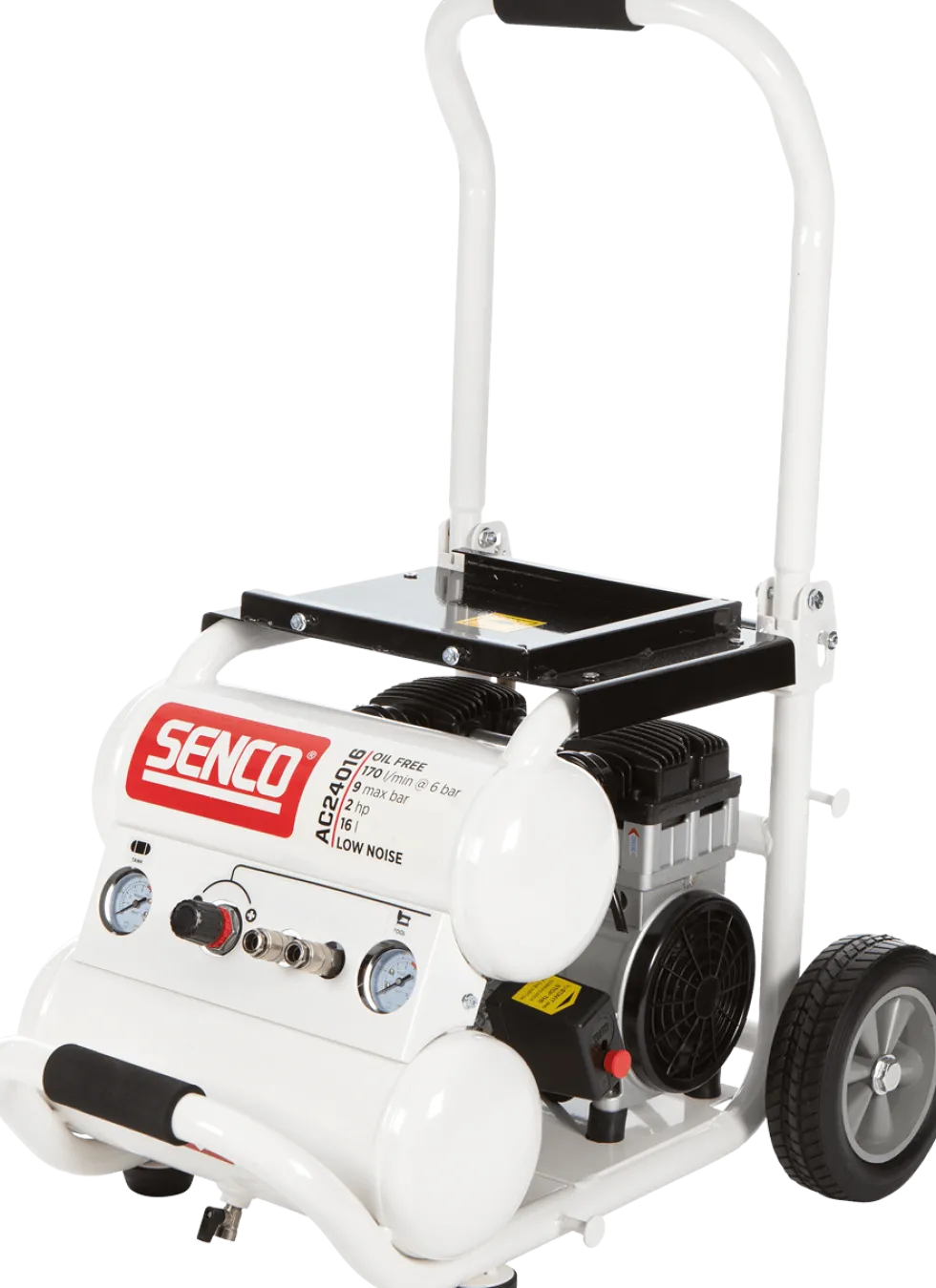 Senco Kompressor AC24016 9bar 24l oljefri, ljudisolerad