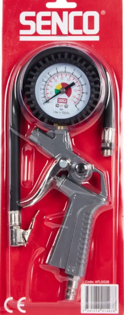 Senco Luftpåfyllare med manometer