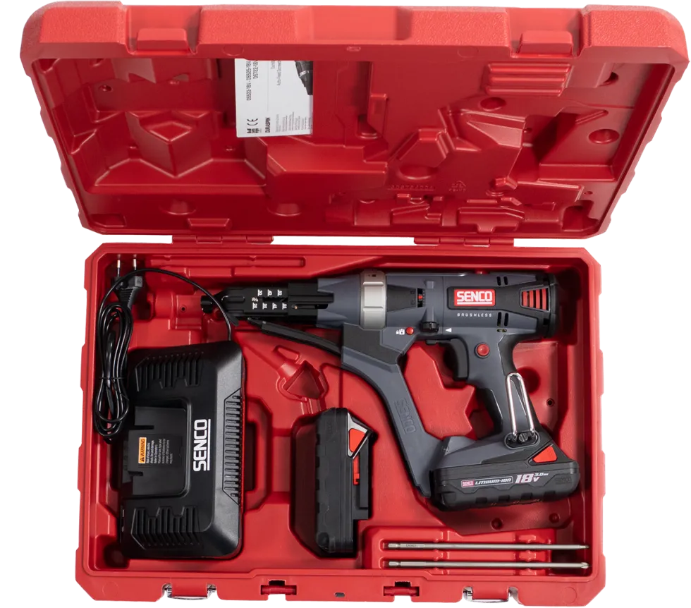 Senco Skruvautomat DS722-18V 2500/1600 v/min, 25-75 mm med batteri & laddare