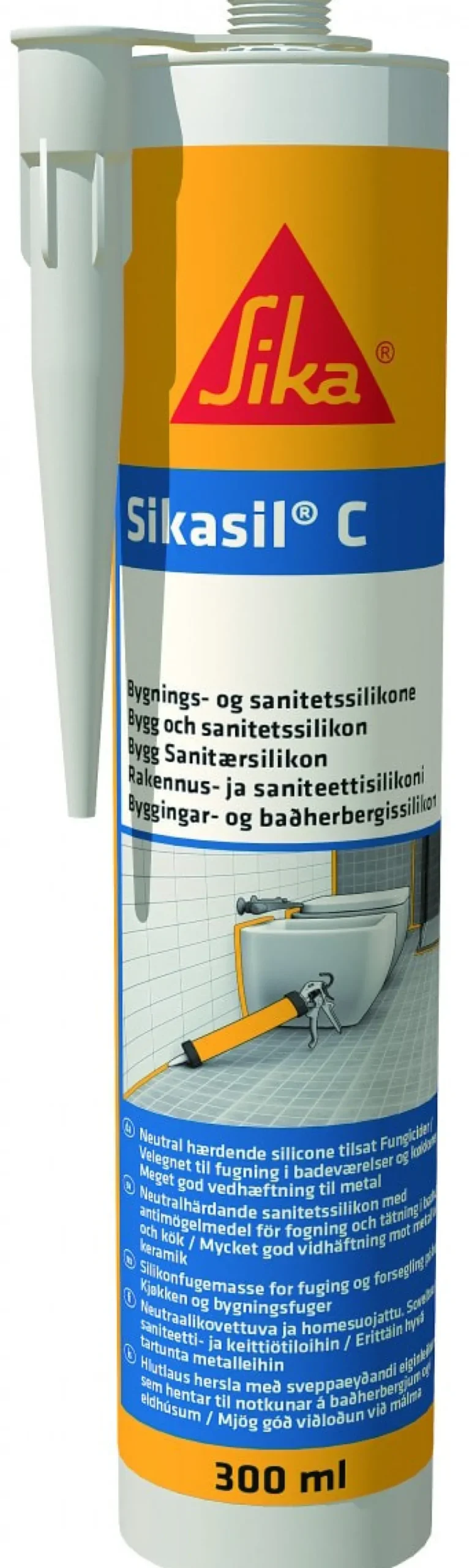 Sikasil-C 300Ml Trans.Silikon