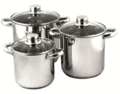 Smart Living Kastrullset 6 Delar Rostfritt