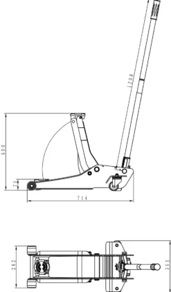 Snit Domkraft 2 Ton