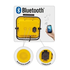 STAK Strålkastare arbetslampa LED 5500 lumen med Bluetooth