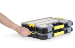 Stanley Sortimentlåda FATMAX PRO 10 fack, grund med plastspännen