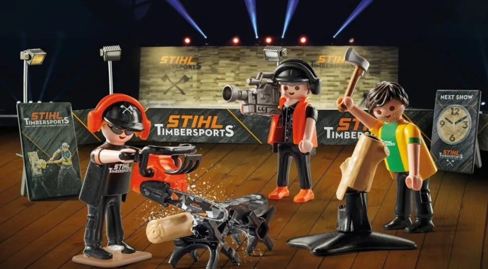 Stihl Playmobil Timbersports® Edition-set