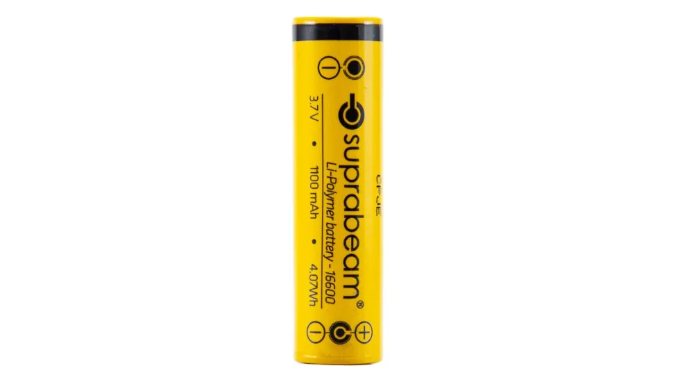 Suprabeam Batteri 16600 1100 Mah
