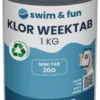 Swim & Fun Klor WeekTabs Pool 20g, 1kg