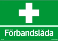 Systemtext Skylt Förbandslåda 210x148mm