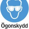 Systemtext Skylt Ögonskydd måste användas 210x297mm