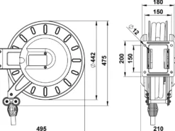 Torino Faicom Slangvinda Gasol 9Mm Slang 20M