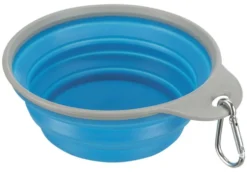Trixie Reseskål i silikon med plastkant - 0,5 l/Ø 14 cm