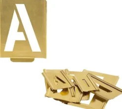 Turnus Bokstavschablon A-Z