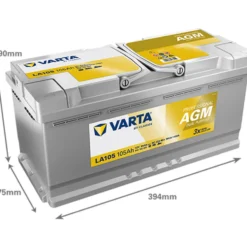 Varta 105Ah Start/förbrukning Profesional DP AGM LA105