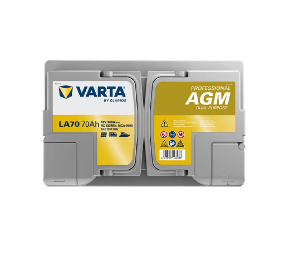 Varta 70Ah Start/förbrukning Professional DP AGM LA70