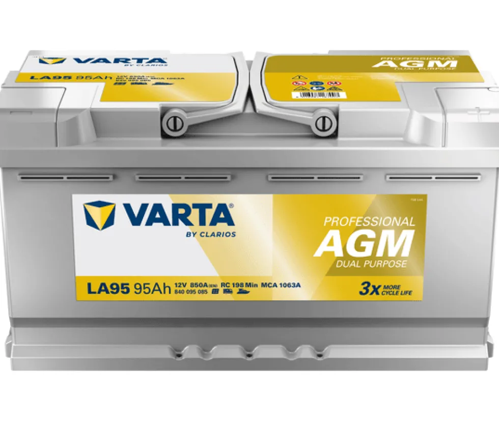 Varta 95Ah Start/förbrukning Professional DP AGM LA95