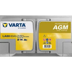 Varta 80Ah Start/förbrukning Professional DP AGM LA80